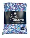 MUS Book Sleeve - Bloemetjes blauw