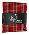 MUS Book Sleeve - Schotse ruit rood fijner