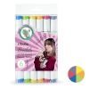 CreaChick merch - Brush & chisel Ohuhu markers set van 6 - Basic tone