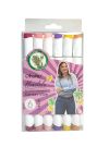 CreaChick - Brush & chisel Ohuhu markers set van 6 - Sunset Vibes