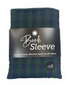 MUS Book Sleeve - Ruit donkergroen/blauw